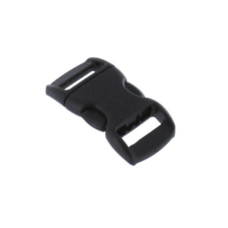 7261/7262 3/8 Kitty Clip Curved Plastic Side Release Buckle